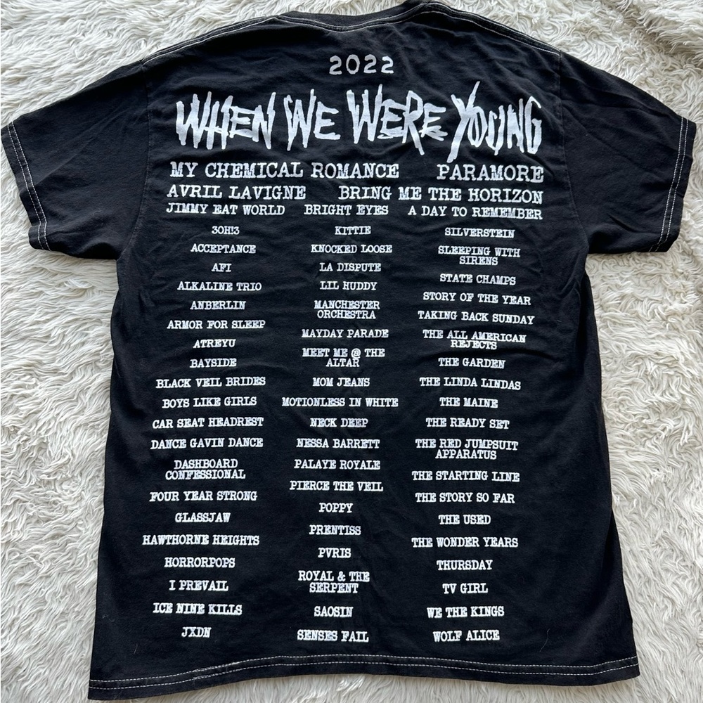 SOLD! When We Were Young Fest Unisex T-Shirt, Size Medium.